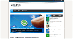Desktop Screenshot of evenbright.com