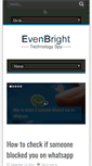 Mobile Screenshot of evenbright.com